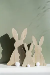 Easter Bunny Illustration Drucke: Minimalistic creative Easter concept