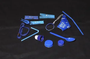Deserted Studio Backgrounds Drucke: Objects collected by the Silk Bowerbird
