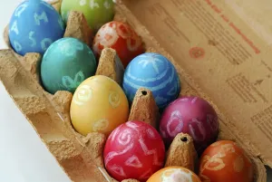 Landfowl Photography Drucke: Painted easter egg