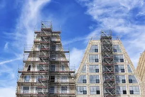 Modern Architecture Denmark Drucke: Papiroen development, construction site