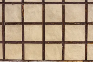 Historic City Centre Architecture Drucke: Patterns from the frames and compartments of a historic half-timbered architecture