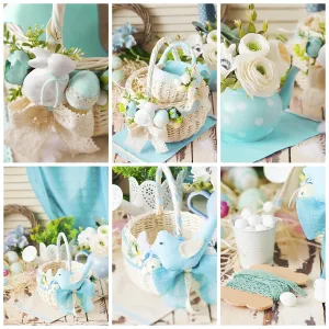 Easter Decorations Drucke: Six pictured combined by Easter theme