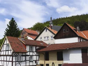 Central European Cityscapes Drucke: Ruhla in Thuringia