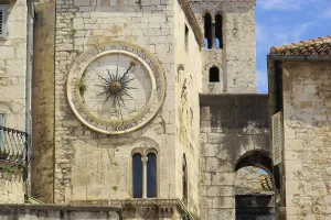 Split Croatia Architecture Drucke: Split clock, Split clock