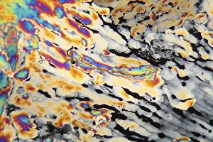 Polarised Light Microscopy Drucke: Potassium sulphate under the microscope