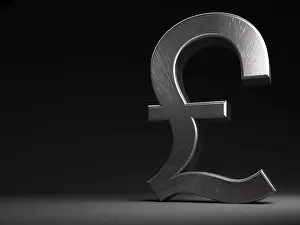 Digital Currency Image Drucke: Pound sign