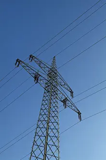 Steel Building Architecture Drucke: Power pole