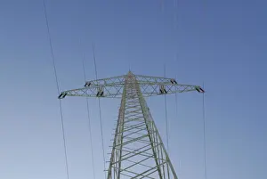Steel Building Architecture Drucke: Power pole