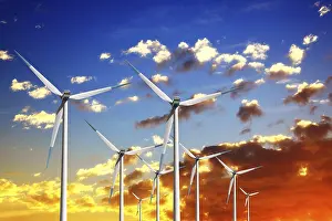 Wind Wheel Generator Drucke: Power in the sky
