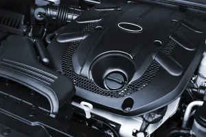 Modern Car Engine Drucke: The powerful engine of the modern car