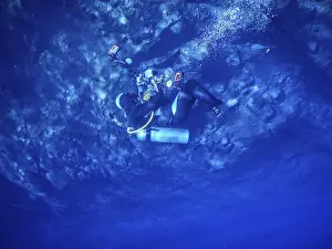 Snorkeling In Brazil Drucke: Practicing diving and snorkeling