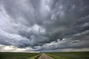 Canada Weather Forecast Drucke: Prairie Storm Clouds Canada Saskatchewan Dramatic Summer
