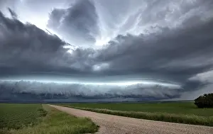 Canada Weather Forecast Drucke: Prairie Storm Clouds Canada Saskatchewan Dramatic Summer