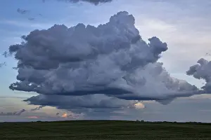 Dark Cloudy Skies Canada Drucke: Prairie Storm Clouds Canada Saskatchewan Dramatic Summer