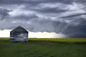 Canada Weather Forecast Drucke: Prairie Storm Clouds Canada Saskatchewan Dramatic Summer