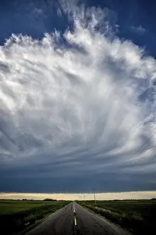 Canada Weather Forecast Drucke: Prairie Storm Clouds Canada Saskatchewan Dramatic Summer