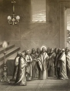 Christian Prayer Scene Drucke: Prayer after the Last Supper, New Testament