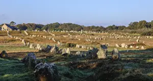 Uninhabited Stone Formations Drucke: Prehistoric stone rows from Menec
