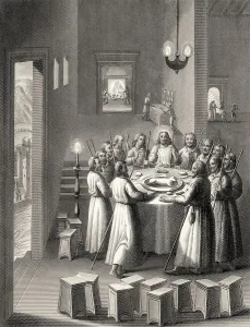 Western Asia Cultural Heritage Drucke: Preparation for the Last Supper