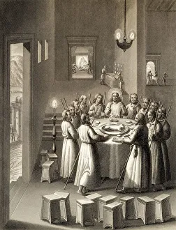 Religious Texts Scripture Drucke: Preparation for the Last Supper