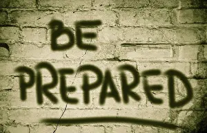 Symbolic Image Photography Drucke: Be Prepared Concept
