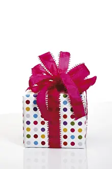 Gift Box Drucke: Present with a ribbon