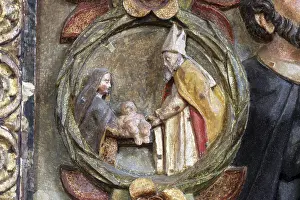 Biblical Scripture Illustration Drucke: The Presentation of Jesus at the Temple