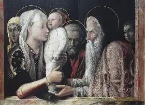 Andrea Mantegna Painting Drucke: The Presentation in the Temple