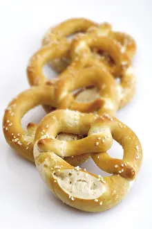 Lye Dough Pastry Drucke: Pretzels