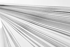 Studio Shot Of Paper Drucke: Printer paper