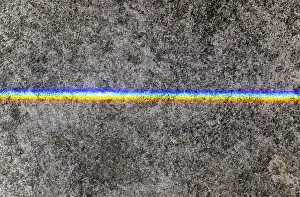 Uninhabited Landscapes Drucke: Prisma Light on Granite Stone