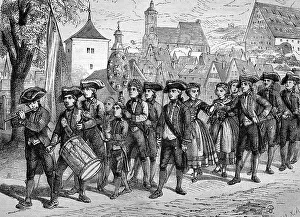 Southern Germany Pictures Drucke: Procession of the Haller Sieder