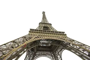 Tourist Attraction Paris Drucke: Prospective view of Tour Eiffel