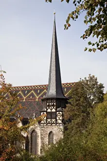 Gothic Style Church Germany Drucke: The Protestant Petrikirche, St