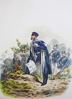 Digitally Restored Historical Images Drucke: Prussian Army, Prussian Guard, Engineer Corps