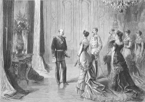 Historical Royalty Drucke: The publicity for the King of Spain