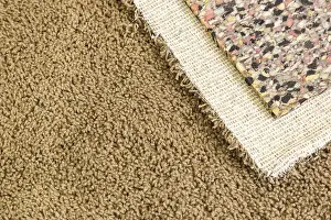 Deserted Living Space Drucke: Pulled back carpet and underlay in room of house