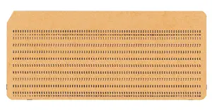 Data Collection Methods Drucke: Punched card for programming
