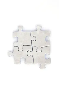 Still Life Studio Photo Drucke: Puzzle pieces