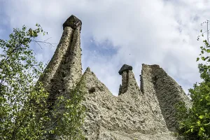 Valais Switzerland Drucke: Pyramides d'Euseigne, Valais
