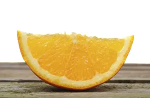 Studio Still Life Cuisine Drucke: Quartered orange
