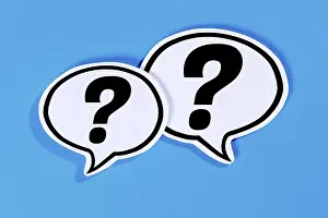Question Mark Symbol Drucke: Question mark as a symbol for question Questions Help Problem Information Support in speech bubbles Communication