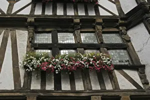 Historic French Architecture Drucke: Quimperle, timber-frame