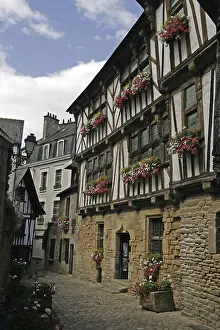 Historic French Architecture Drucke: Quimperle, timber-frame