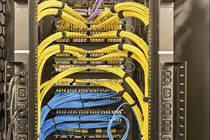 Power Supply System Drucke: Rack with power sockets on a side