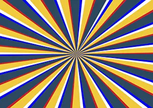 Abstract Geometry Drucke: Radiant background in different colours