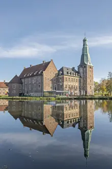 Water Reflections In Germany Drucke: Raesfeld Castle