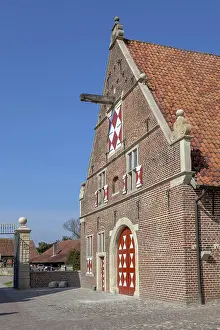 German Renaissance Architecture Drucke: Raesfeld moated castle, outer bailey