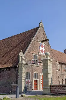 German Renaissance Architecture Drucke: Raesfeld moated castle, outer bailey