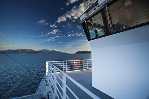 Personal Buoyancy Aid Drucke: Railing with lifebuoy
